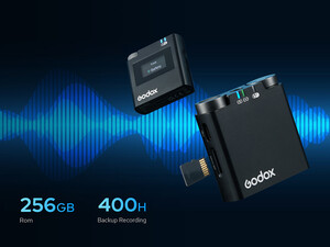 Godox VIRSO Sony Uyumlu M2 Kablosuz İkili Mikrofon Kiti - Thumbnail