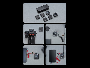 Godox VIRSO Sony Uyumlu M2 Kablosuz İkili Mikrofon Kiti - Thumbnail