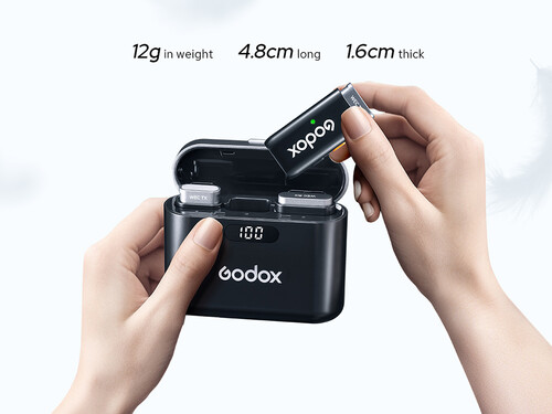 Godox WEC Kit2 2'li Kablosuz Yaka Mikrofonu