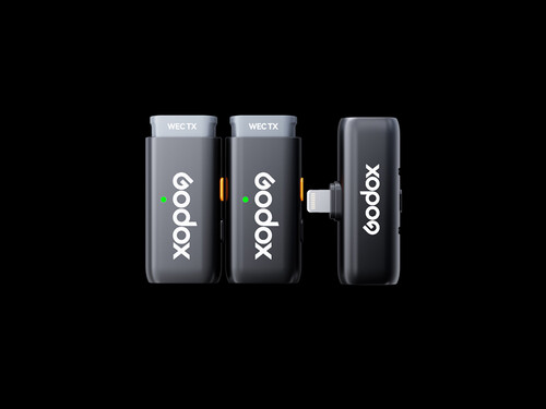 Godox WES1 Kit2 İkili Kablosuz Mikrofon (Apple Uyumlu)
