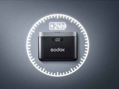 Godox WES1 Kit2 İkili Kablosuz Mikrofon (Apple Uyumlu)