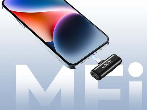 Godox WES1 Kit2 İkili Kablosuz Mikrofon (Apple Uyumlu)