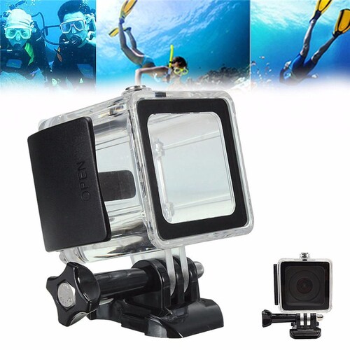 Gopro Hero 4 Session İçin Su Geçirmez Housing