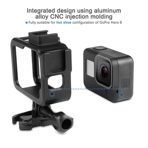 Gopro Hero 8 Black İçin Metal Vlog Çerçeve Frame - Thumbnail