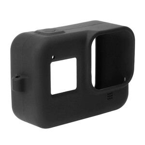 Sanger - Gopro Hero 8 Black İçin Silikon Kılıf Siyah (1)