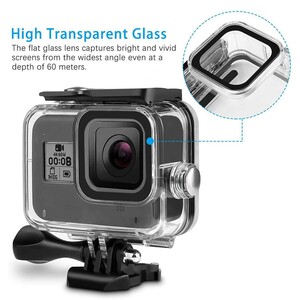 Sanger - Gopro Hero 8 Black İçin Su Geçirmez Housing (1)