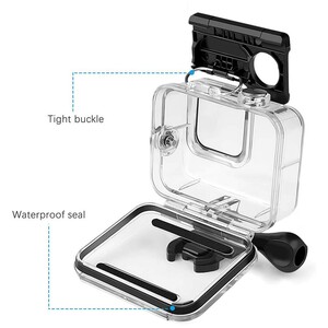 Gopro Hero 8 Black İçin Su Geçirmez Housing - Thumbnail
