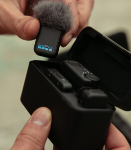 GoPro Wireless Mic Complete Kit Kablosuz Yaka Mikrofonu (2 Verici + TRS Alıcı + USB-C Alıcı + Şarj Kutusu) - Thumbnail