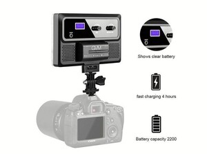 GVM 10S RGB Kamera Üstü Mobil Led Işık (NP-F Harici) - Thumbnail