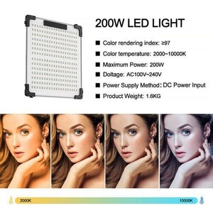 GVM 200W Esnek RGB LED Panel Işık - Thumbnail