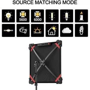 GVM 200W Esnek RGB LED Panel Işık - Thumbnail