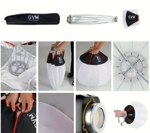GVM 45cm Lantern Balon Softbox - Thumbnail