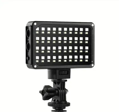 GVM 7S RGB Kamera Üstü Dahili Akülü Mobil Led Işık (12x8cm) - Thumbnail