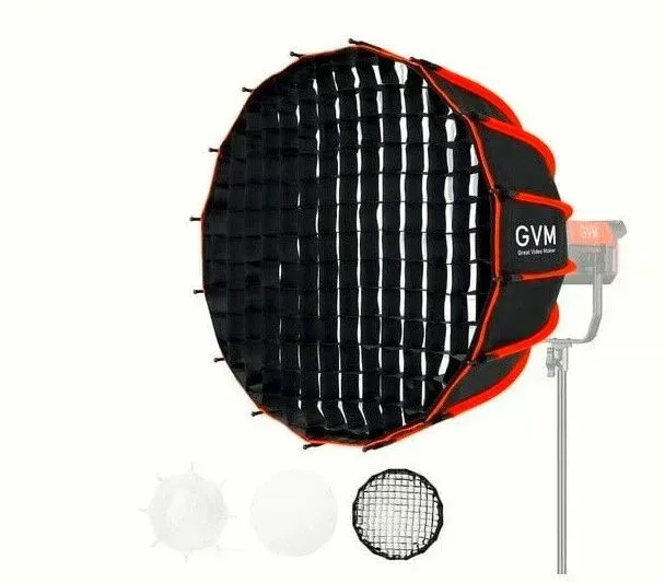 GVM 90cm Kolay Kurulum Gridli Parabolik Softbox - Thumbnail