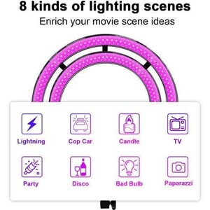 GVM Bi-Color & RGB LED Soft Double Ring Light (18'') - Thumbnail