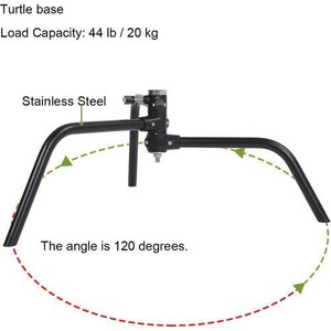 GVM C320 320cm C-Stand & Grip Arm Kit(130cm) (Siyah) - Thumbnail