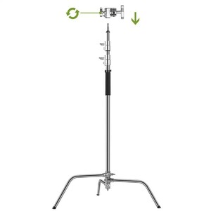GVM C330 320cm C-Stand & Grip Arm (130cm) Kit (Çelik) - Thumbnail