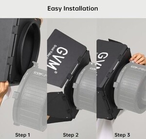 GVM FZ60 F60 için Barndoor - Thumbnail