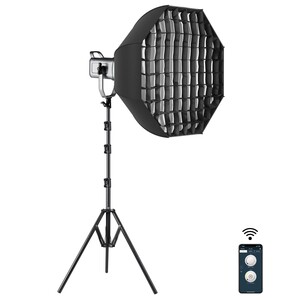 GVM - GVM PR150DBi-Color LED Video Işığı Ayaklı Softbox Set