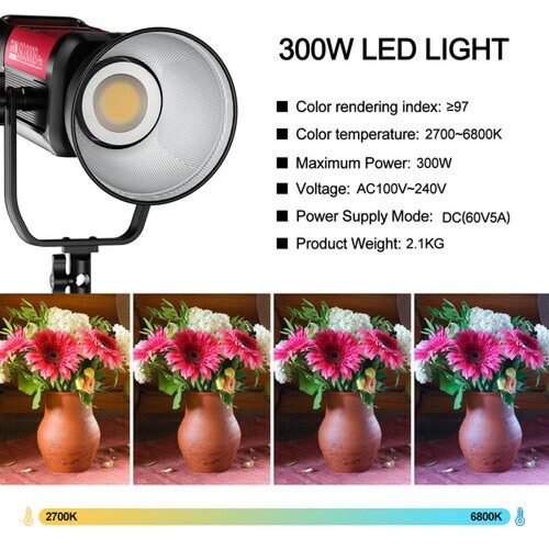 GVM Pro SD300B Bi-Color LED Monolight (300W)