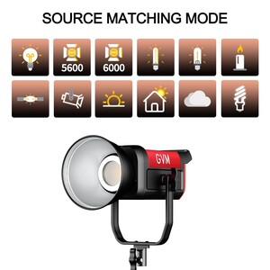 GVM Pro SD300C RGB & Bi-Color LED Video Işığı İkili Kit - Thumbnail