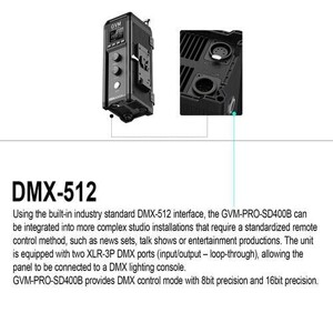 GVM Pro SD400B Bi-Color LED Video Işığı - Thumbnail