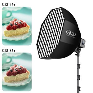 GVM SD80D Bi-Color LED Video Işığı Ayaklı Softbox Set - Thumbnail