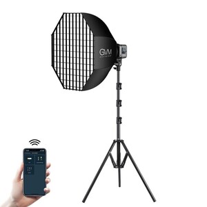 GVM - GVM SD80D Bi-Color LED Video Işığı Ayaklı Softbox Set