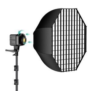 GVM - GVM SD80D Bi-Color LED Video Işığı Ayaklı Softbox Set (1)