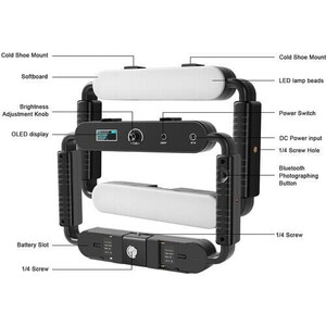 GVM - GVM TL-15RS Telefon/Kamera Evrensel LED Işıklı Kafes (1)