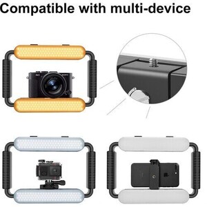 GVM TL-15RS Telefon/Kamera Evrensel LED Işıklı Kafes - Thumbnail