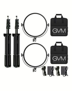 GVM - GVM Y60D256 Bi-Color LED Video Işığı İkili Ayaklı Kit