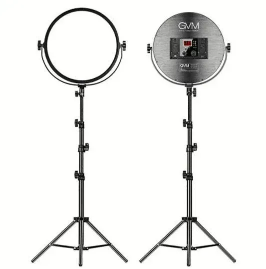 GVM - GVM Y60D256 Bi-Color LED Video Işığı İkili Ayaklı Kit (1)