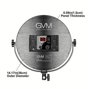 GVM Y60D256 Bi-Color LED Video Işığı İkili Ayaklı Kit - Thumbnail