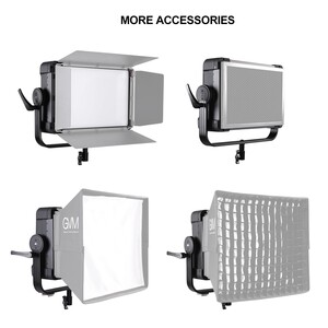 GVM YU300R 300W RGB LED Panel Işık (Hardcase) - Thumbnail