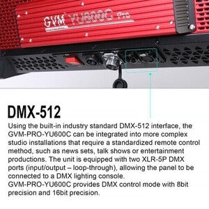 GVM YU600C 600W RGB LED Panel Işık (Hardcase) - Thumbnail