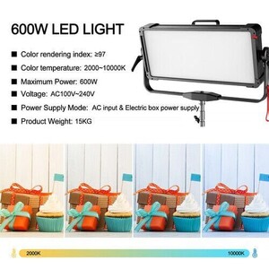 GVM YU600C 600W RGB LED Panel Işık (Hardcase) - Thumbnail