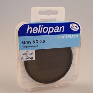 Heliopan - Heliopan 77 mm Slim ND 0,6 (4x 2f-Stop) filtre Heliopan - Heliopan 77 mm Slim ND 0,6 (4x 2f-Stop) filtre