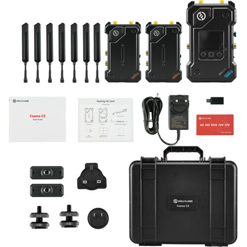 Hollyland Cosmo C2 HDMI/SDI 2 Vericili Kablosuz Görüntü Aktarım Cihazı