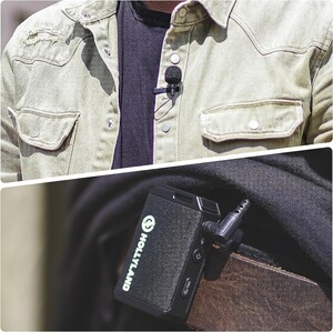 Hollyland HL-OLM02 Omnidirectional Lavalier Microphone Set (2-Pack, Black) - Thumbnail