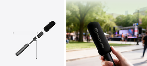 Hollyland Kablosuz Mikrofon Röportaj Adaptörü - Thumbnail