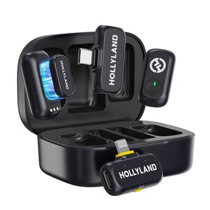 Hollyland - Hollyland LARK A1 Combo 2 Kişilik Kablosuz Mikrofon Sistemi (1)