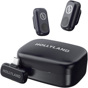 Hollyland LARK A1 Duo 2 Kişilik Kablosuz Yaka Mikrofonu (Type-C) - Thumbnail