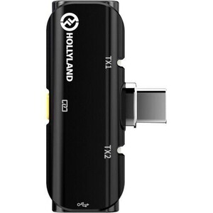 Hollyland Lark C1 Duo İkili Kablosuz Mikrofon Sistemi (Android Uyumlu) - Thumbnail