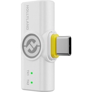 Hollyland Lark M2 Combo İkili Kablosuz Mikrofon Sistemi - Beyaz - Thumbnail