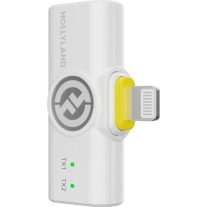 Hollyland Lark M2 Combo İkili Kablosuz Mikrofon Sistemi - Beyaz - Thumbnail