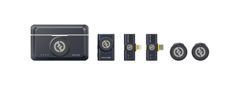 Hollyland Lark M2 Combo İkili Kablosuz Mikrofon Sistemi - Siyah