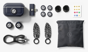 Hollyland LARK M2 DUO USB‑C Mobil Kablosuz Yaka Mikrofon Seti - Thumbnail