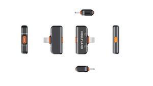 Hollyland Lark M2S Ultimate Combo İkili Kablosuz Mikrofon Sistemi - Siyah - Thumbnail