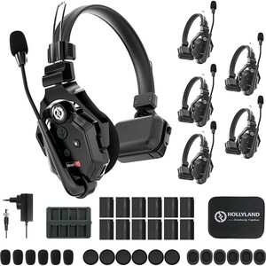 Hollyland Solidcom C1-6S Kablosuz Intercom Sistemi (6 Kullanıcı) - Thumbnail